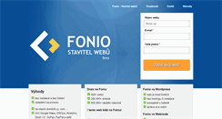 Desktop Screenshot of fonio.cz